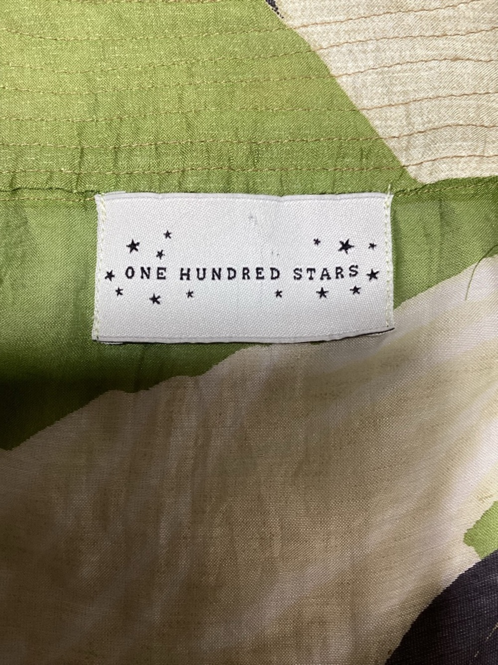 One Hundred Stars Stork Print Lightweight Kimono Top - Picture 5 of 9